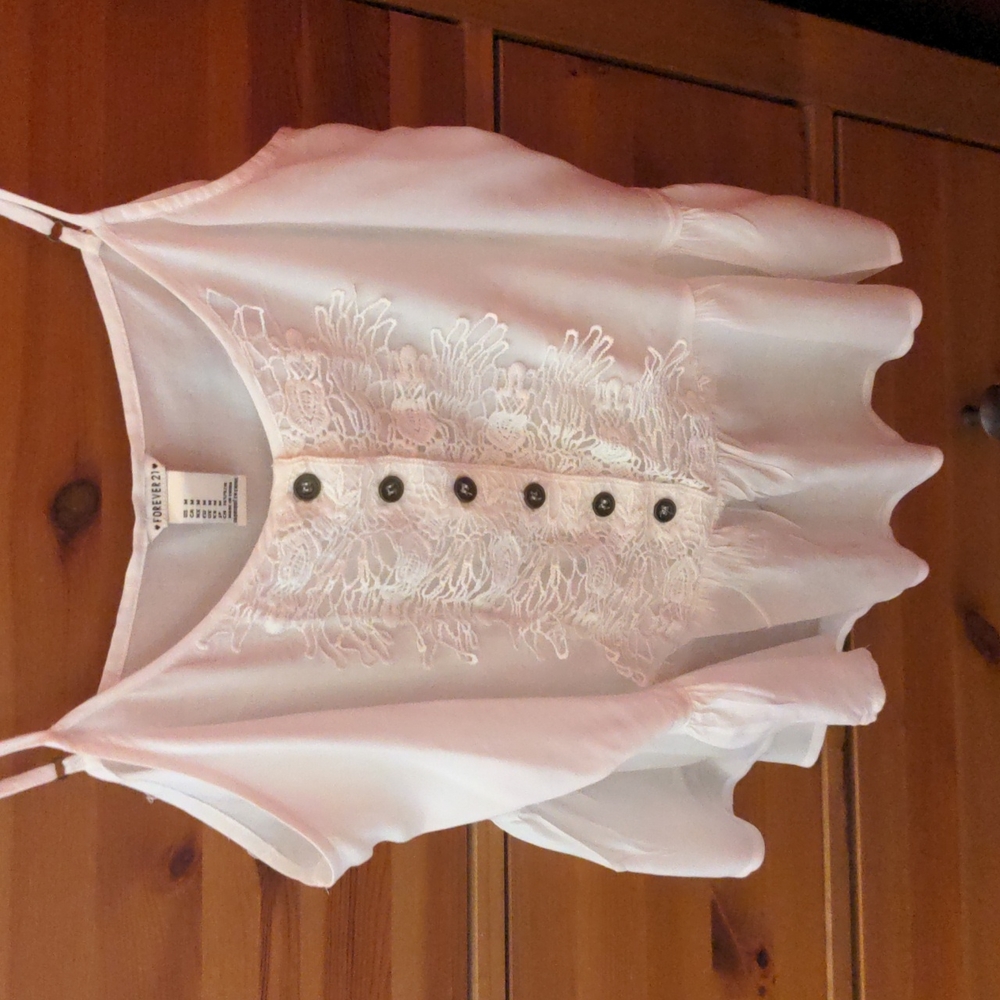Adorable summer peplum top size M